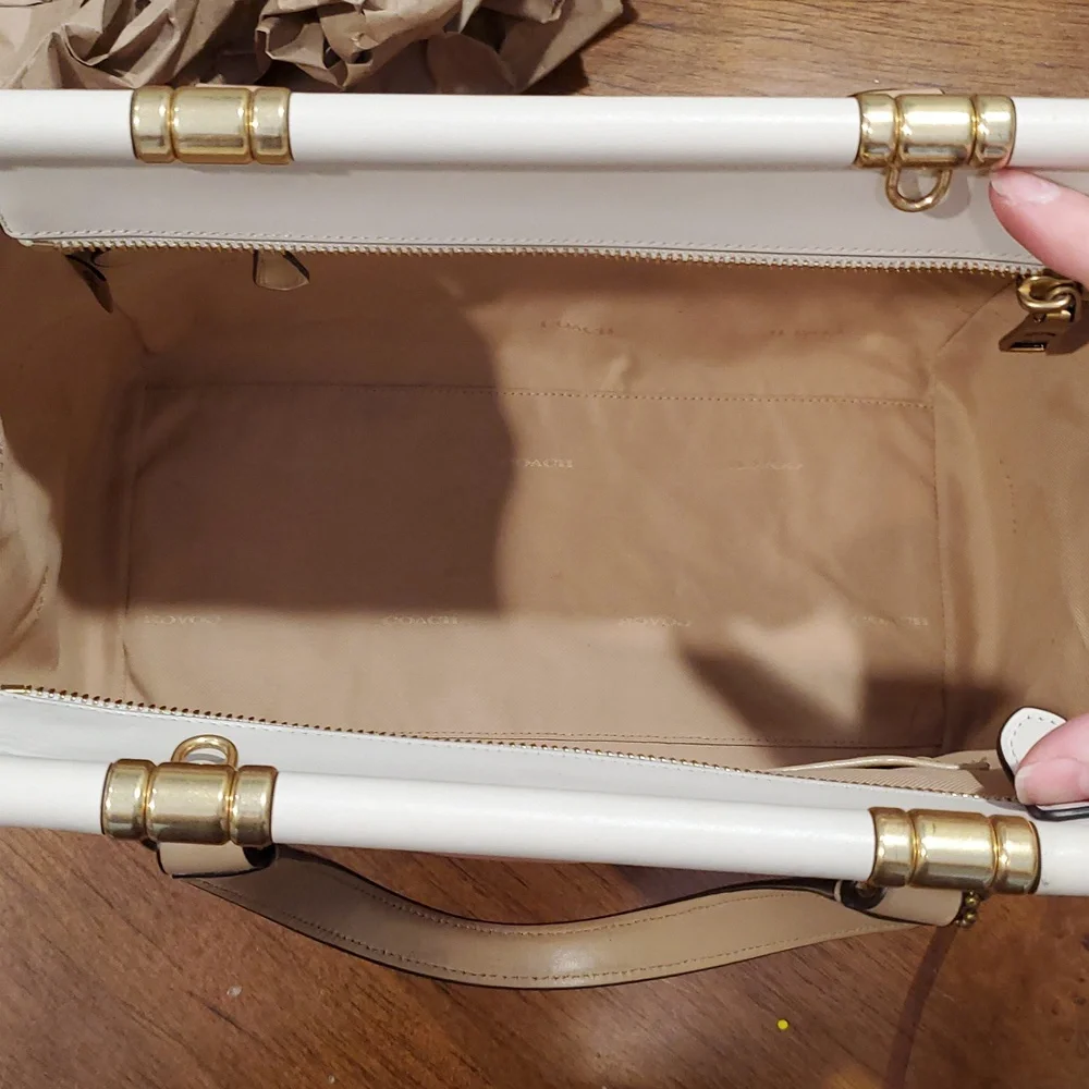 Coach Grace Colorblock Satchel - Picture 14 of 16